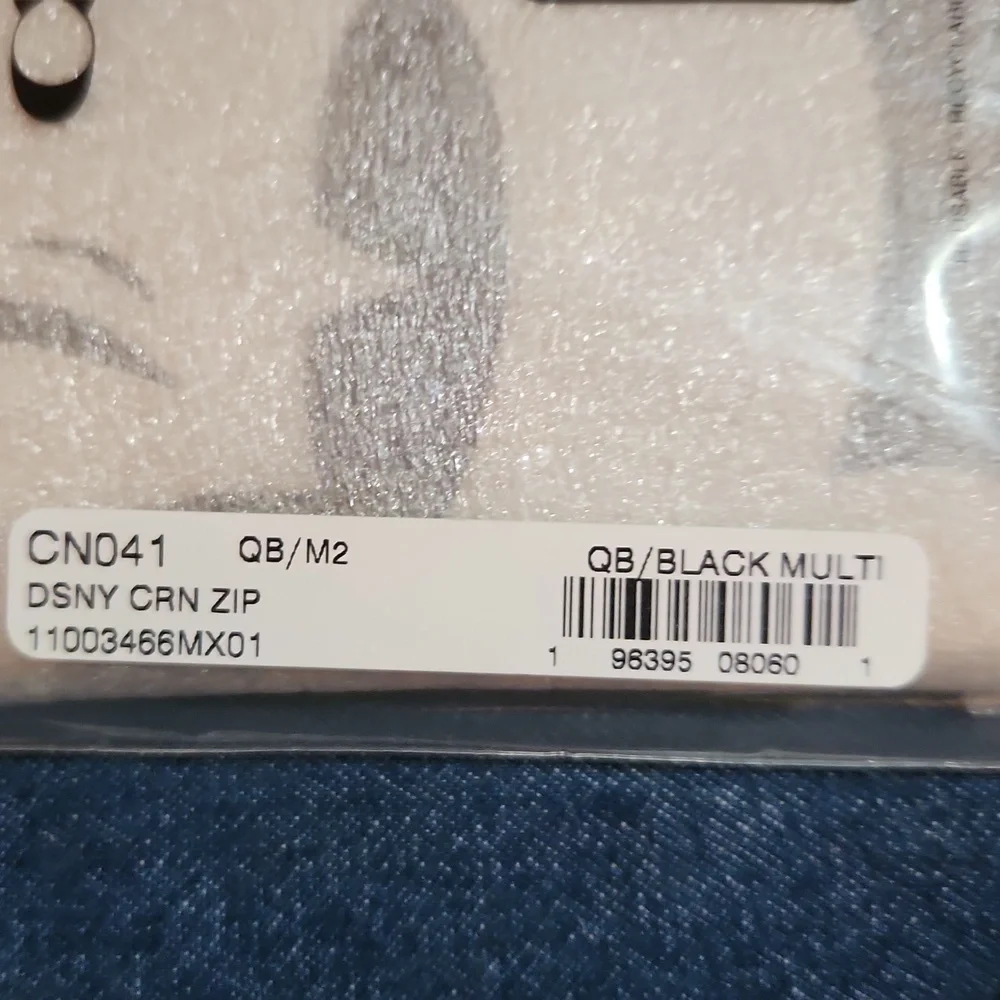 Disney x Coach Corner Zip Wristlet with Wink Mickey Mouse CN041 - Picture 6 of 7